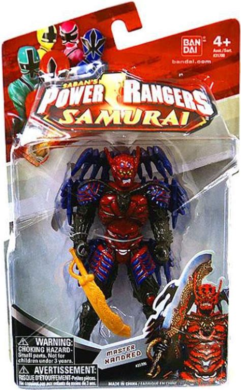 power rangers samurai master xandred  action figure bandai america