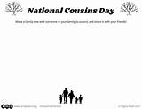 Cousins National sketch template