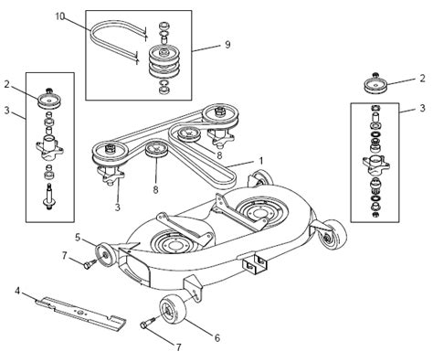 husqvarna   mower deck parts diagram webmotororg