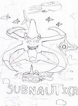 Subnautica sketch template