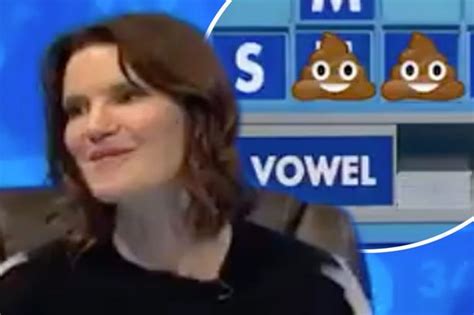 countdown susie dent left red faced after spotting swear word on