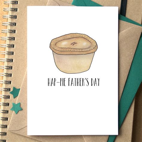 Hap Pie Birthday Funny Birthday Card By Becka Griffin Illustration