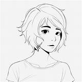 Drawing Hairstyles Short Hair Girl Female Sketch Anime Draw Drawings Girls Ella Reference Lineart Hairstyle Characters Deviantart Cool Dibujos Getdrawings sketch template