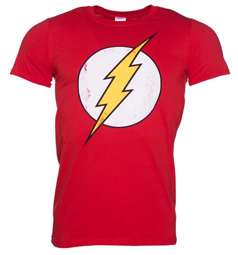 Men S Distressed Dc Comics Flash Logo T Shirt
