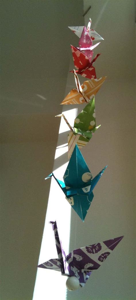 dangling cranes origami crane origami japanese patterns