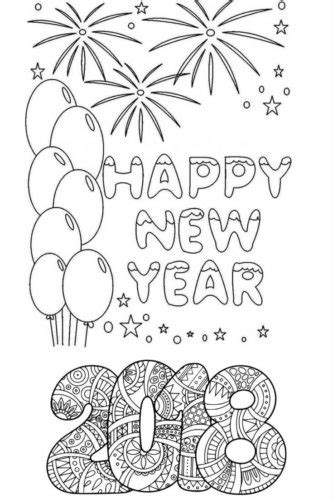 printable  year  coloring pages