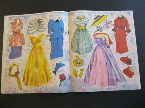 beauty queen paper dolls by wallace lucille fine soft cover 1955