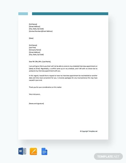 letter templates examples  google docs examples