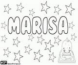 Name Marisa Coloring Girl Emma Pages Various Languages Names Printable Oncoloring sketch template