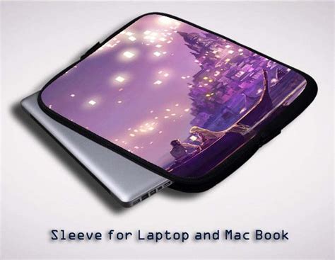 disney tangled  lights sleeve  laptop macbook pro macbook air twin sides macbook