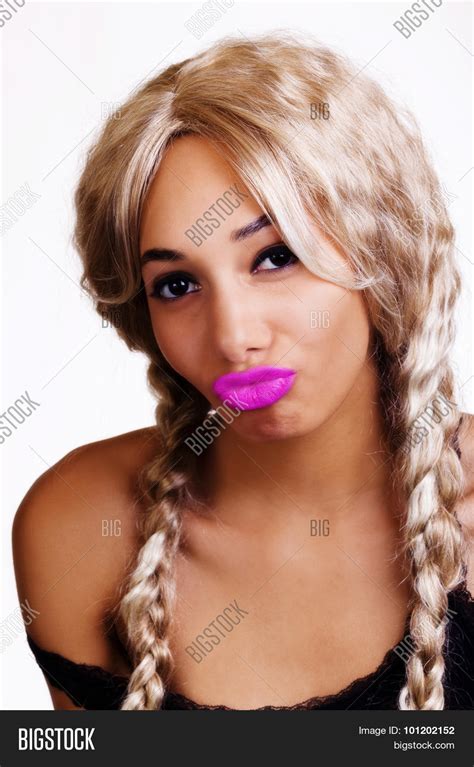 Skinny African American Woman Lips Image And Photo Bigstock
