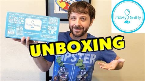 disney subscription box unboxing mickey monthly original series classic size youtube