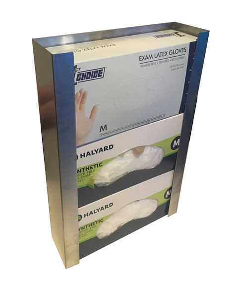 wall mounted triple stainless steel glove box holderdispenser walmartcom