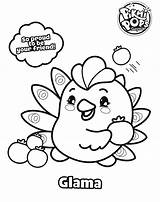 Glama Pops Pikmi Coloringonly sketch template