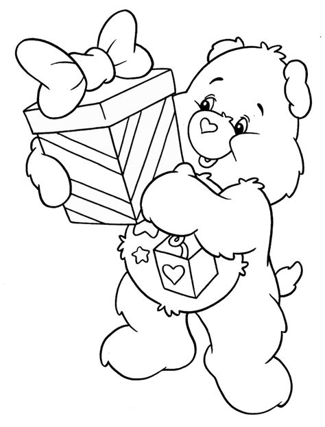 baby care bears coloring pages coloring pages