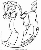 Coloring Toy Horse Pages Animal Rocking Kids Fun Print Toys Honkingdonkey Favorite Educational Play Choose Review sketch template