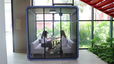 portable sound proof booth  working conference sound proof office
