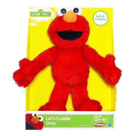 Playskool Sesame Street Let S Cuddle Elmo Or Cookie Monster Soft Cuddly Toy