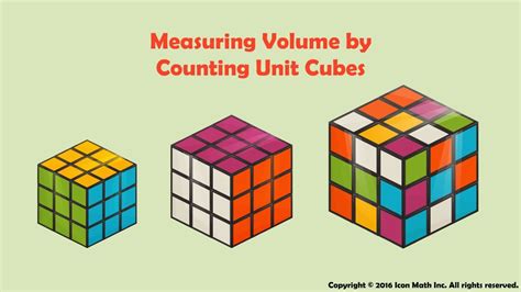measuring volume  counting unit cubes youtube