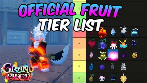 gpo official devil fruit tier list grand piece  update