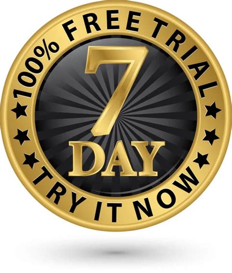 day trial stock vectors royalty   day trial illustrations depositphotos