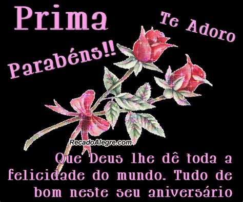 frases de aniversario  prima querida