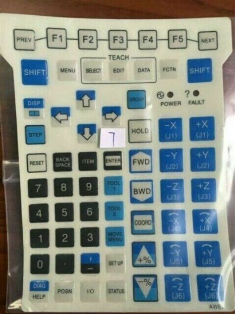 fanuc teach pendant awe ab   keypad teaching graphing calculator   sell