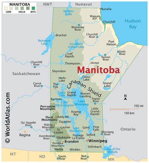 manitoba maps facts world atlas