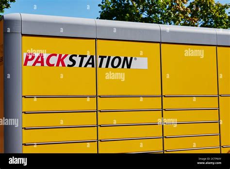 dhl lockers  res stock photography  images alamy