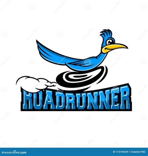roadrunner logo stock illustrations  roadrunner logo stock