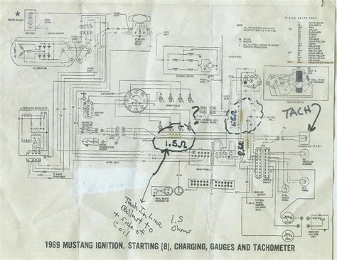 mustang wiring diagrams  tach   ford mustang forum