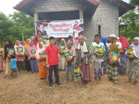 Ramadan Berbagi Rachmat Hidayat Bagikan 250 Paket Sembako Di Kawasan