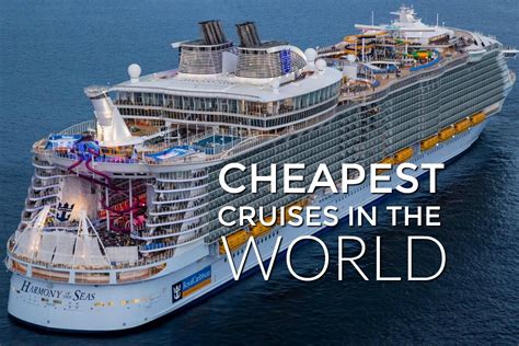 top  cheapest cruises  minute cruise deals