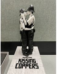 Image result for banksy kiss coppers
