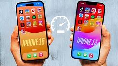 iOS 17.5 iPhone 15 vs iPhone 13 - Speed Test