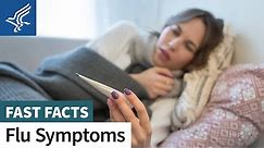 What are the symptoms of the flu?