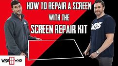 How to Rescreen a Screen Door or Window Using a Screen Repair Kit - Window Repair Systems