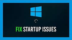 Fix Windows 10 start-up - Blackscreen, Bootloop, Infinite Loading [2024]