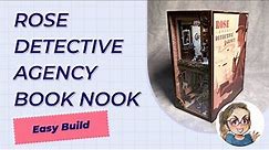 Crafting the Rose Detective Agency: Unraveling the Mystery of Book Nook Creation by Cutebee
