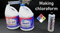 Chloroform from Bleach (Haloform Reaction) | Obtaining Lab Solvents (episode 2)