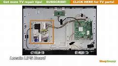 Vizio V 0500-0412-0770 Power Supply / Backlight Inverter Boards Replacement Guide LCD TV Repair