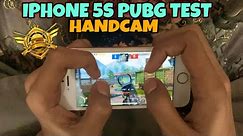 IPHONE 5S Pubg Mobile Handcam Test 🔥4-Finger Iphone 5s Bgmi Gameplay In 2023