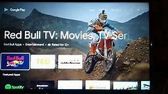 Android TV Google play store apps store Panasonic TV