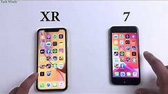 iPhone XR vs iPhone 7 | Speed Test Comparison