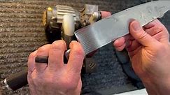 Shun Chef Knife Repair & Sharpening on Work Sharp