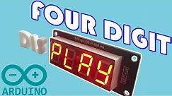 How to use 4-digit LED TM1637 display with Arduino