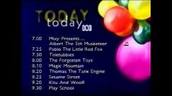 ABC TV - Monday Programme Schedules (11/9/2000)