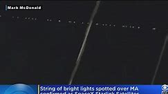 String of bright lights spotted over Mass. confirmed as SpaceX Starlink satellites