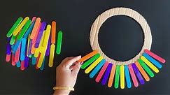 2 Beautiful Wall Hanging Craft Using Ice Cream Sticks / Paper Craft For Home Decoration / DIY ideas
