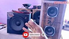 DIY - 4''inch Subwoofer Box | 80W Subwoofer | Smooth Bass|woffer comparison home mad vs universal